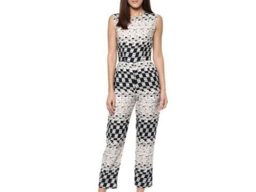 Women's Crepe Printed Jumpsuit's