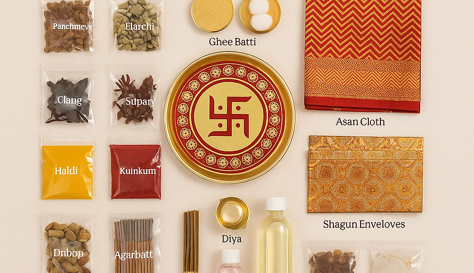 Engagement Poojan Kit (Sagai Vidhi Samagri Set)