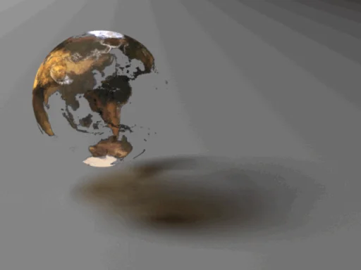 Globe rotating