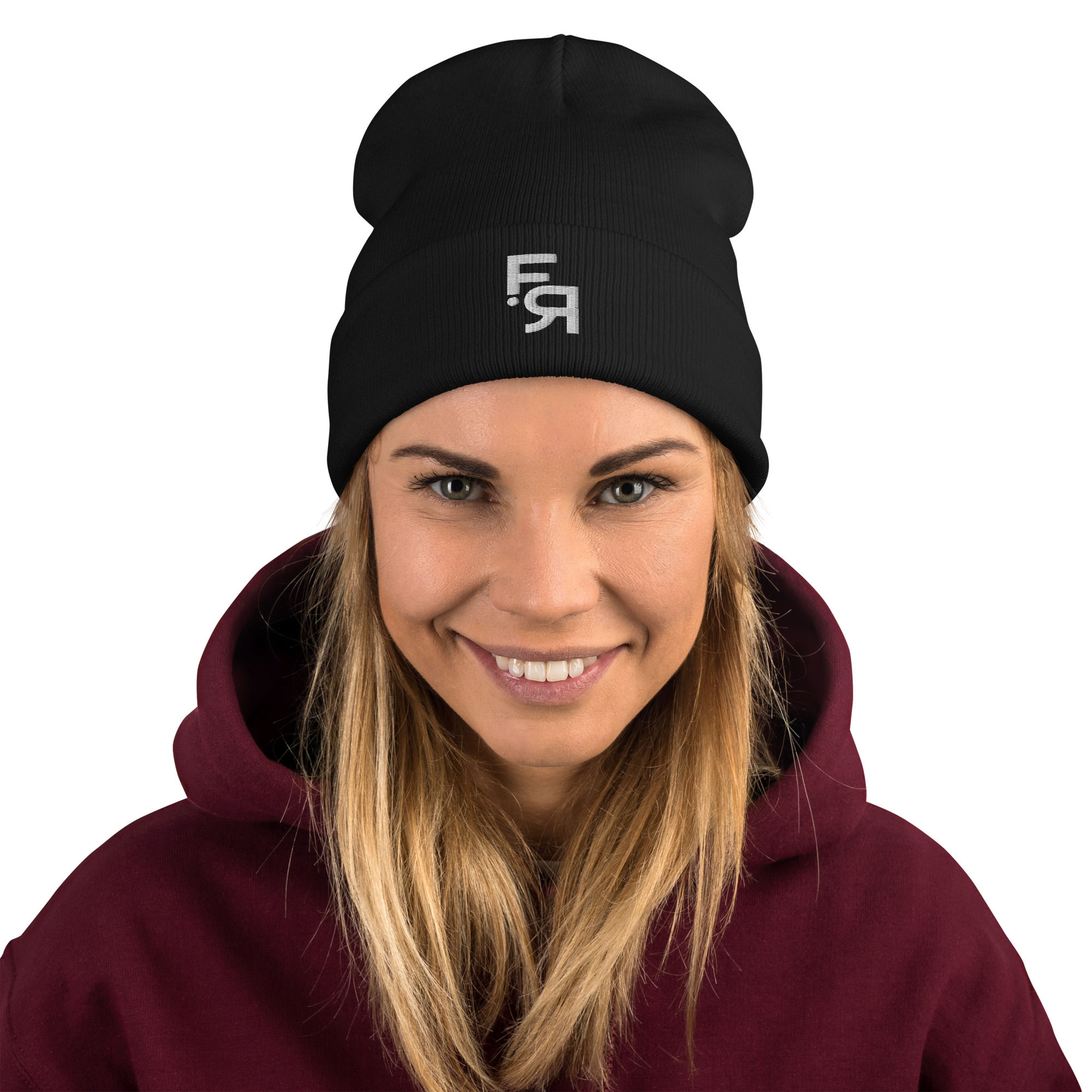 FR Embroidered Beanie