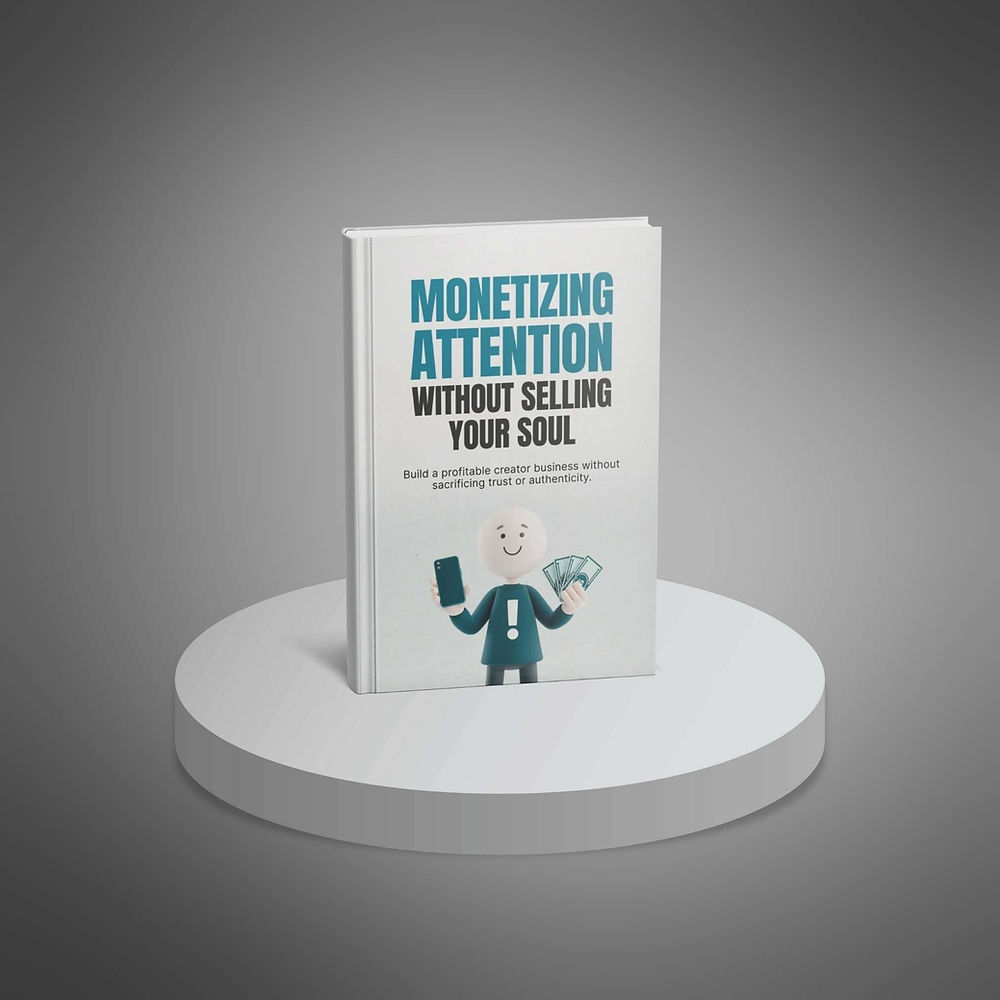 Monetizing Attention book on how to earn money online.
