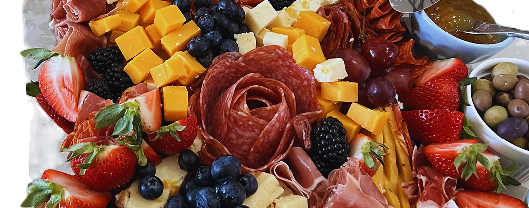 Luxury charcuterie board with artisan cheeses and fruit in Denver
