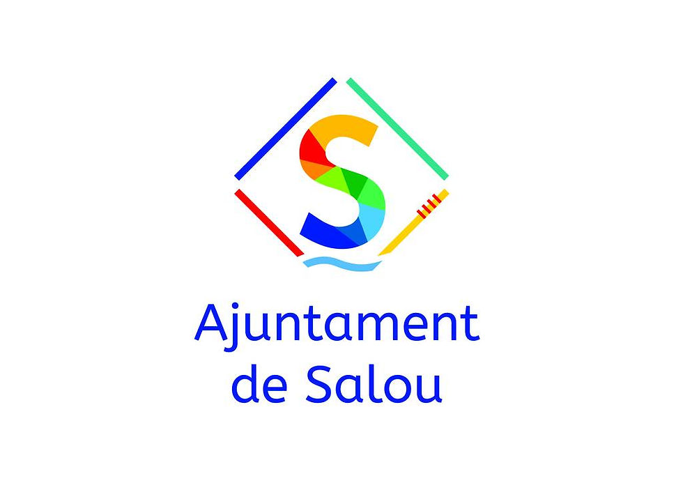 Logotipo del Ajuntament de Salou con una S multicolor.
