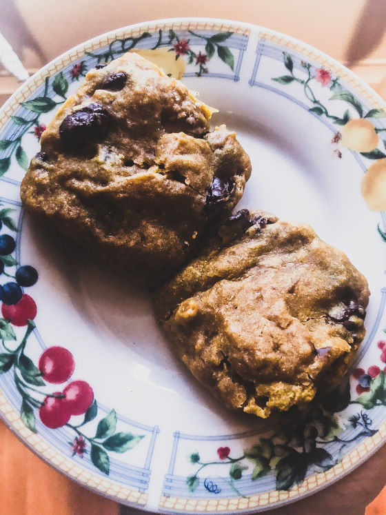 Chewy Pumpkin Blondies