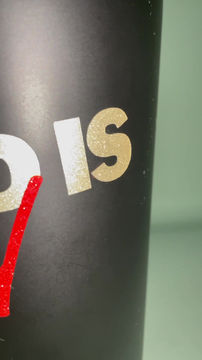 Sisterhood Is Essential  Glitter Tumbler