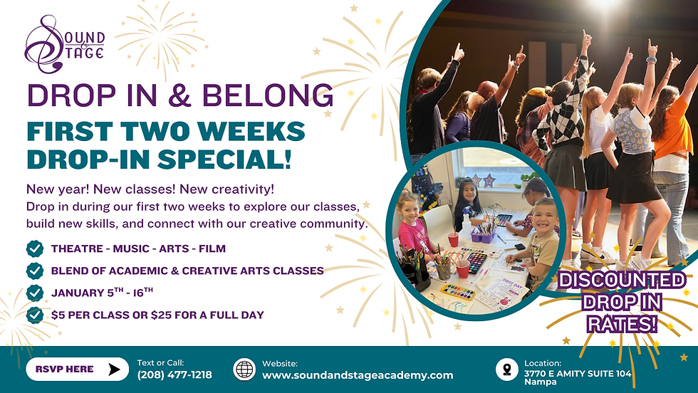 Drop In & Belong  New Year Drop-In Special