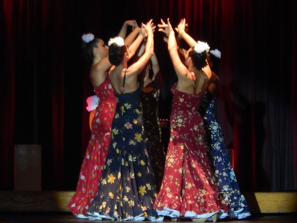 Actuación de baile flamenco