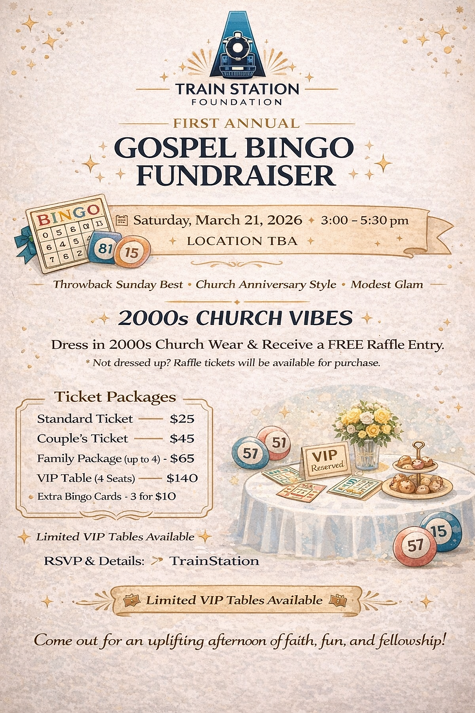 First Annual Gospel Bingo Fundraiser 