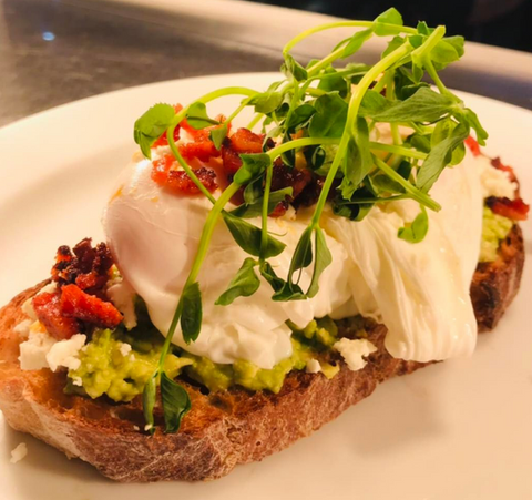 Woodhouse Kippen smashed avocado and egg