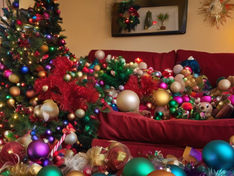 Putting up decorations this Christmas? Weed as you go!
