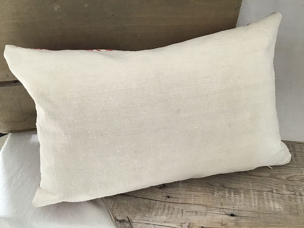 Thumbnail: Delightful French Toile de Jouy Fabric Pillow