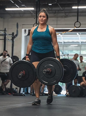 Carolina lifting weights