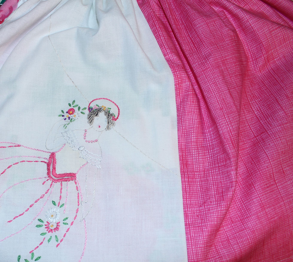 Thumbnail: Embroidered lady dress