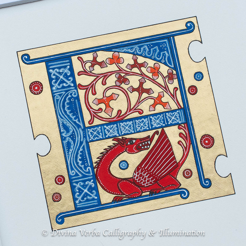 Gothic Illuminated Letter