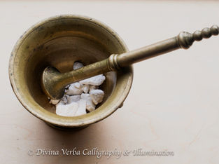 Making Traditional Manuscript Gesso: Part 1 (Slaking the Plaster)
