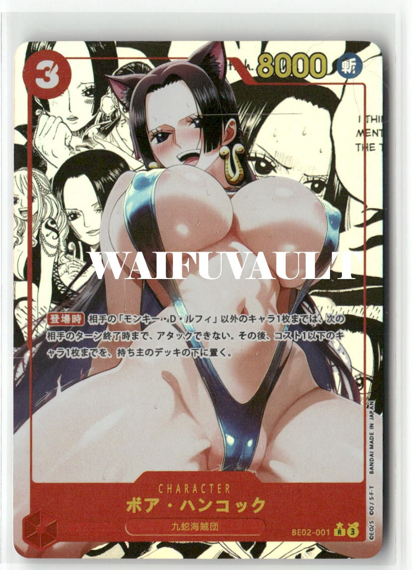 BOA HANCOCK ONE PIECE Holographic Custom Art Goddess Story Anime