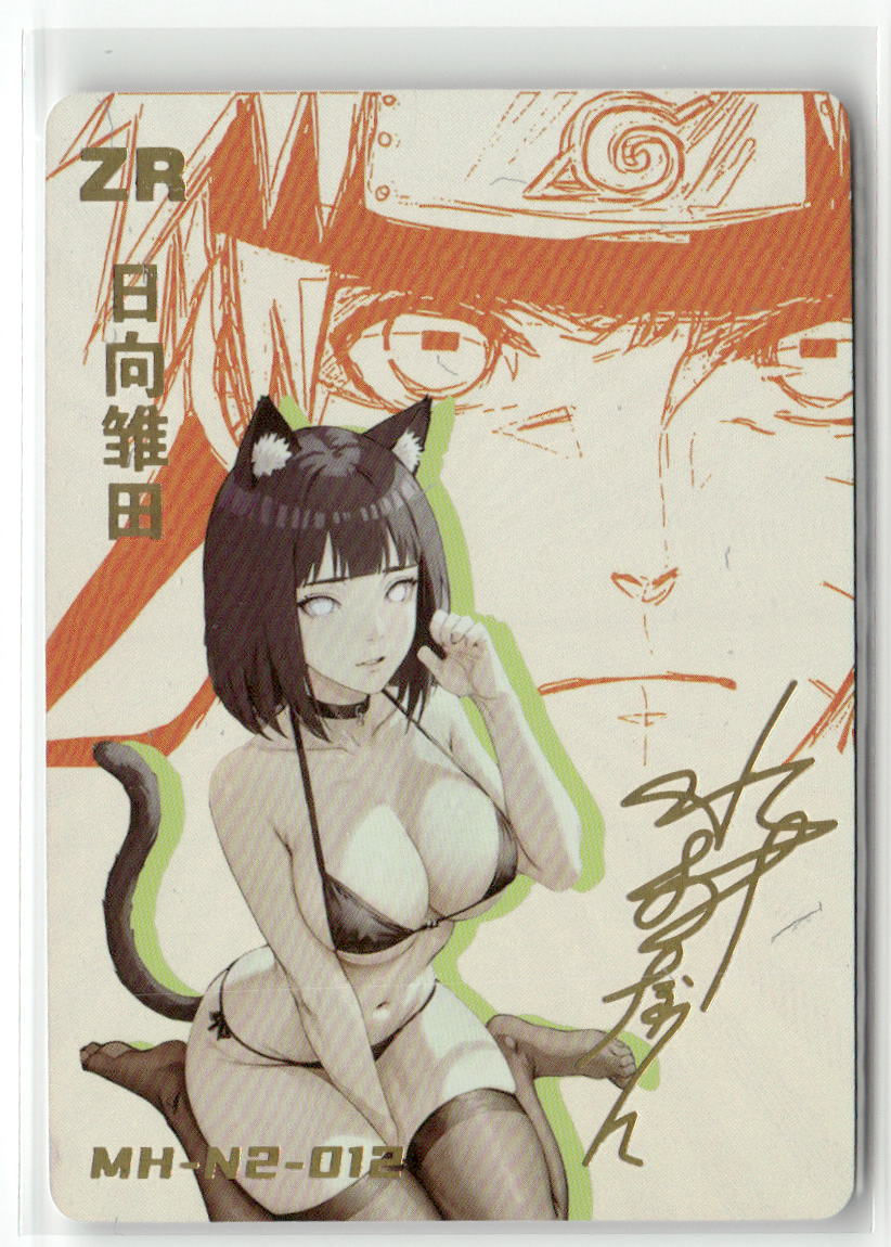 HINATA HIYUGA ZR MH-N2-012 Dream Goddess Holographic Collectible Card