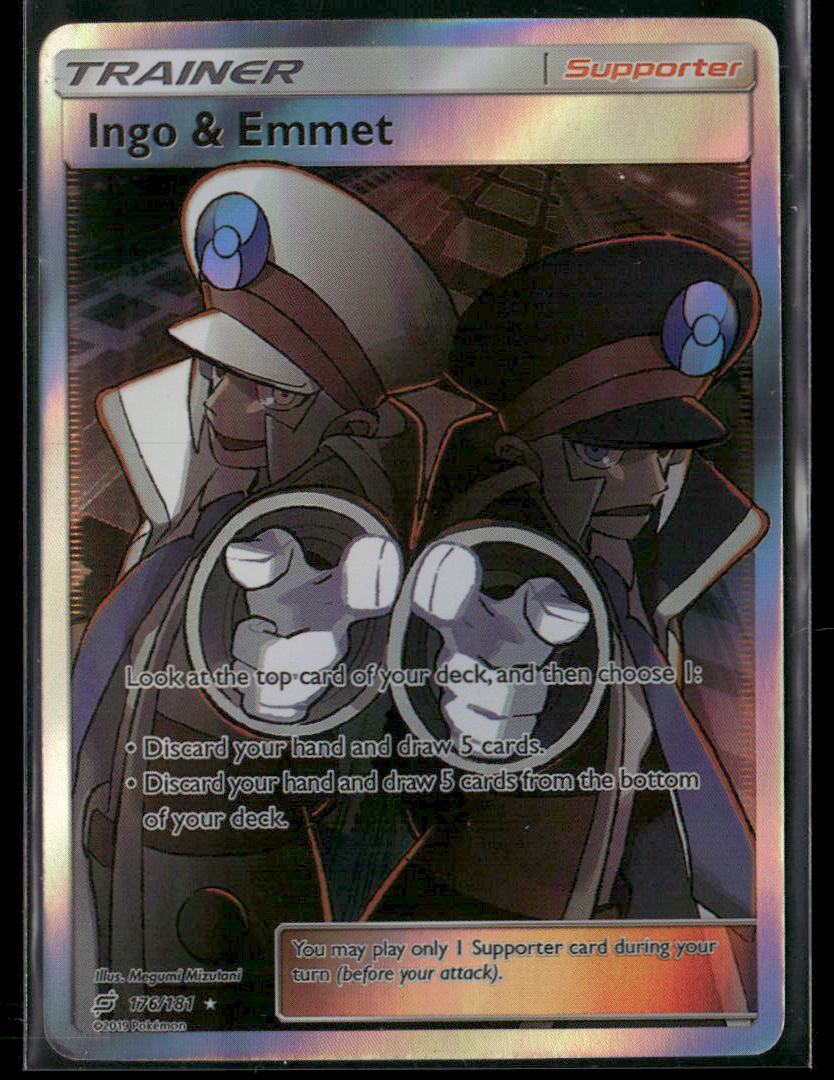 INGO AND EMMET Pokemon Trainer PROXY Anime Collectible Card