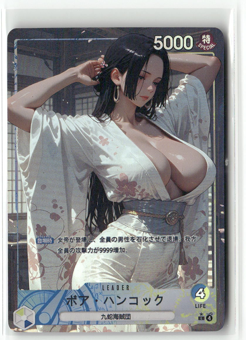 BOA HANCOCK ONE PIECE Holographic Custom Art Goddess Story Card