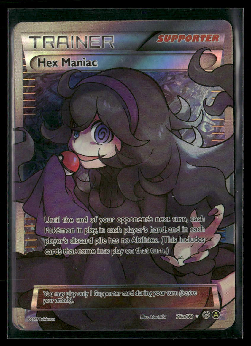 HEX MANIAC Pokemon Trainer PROXY Anime Collectible Card