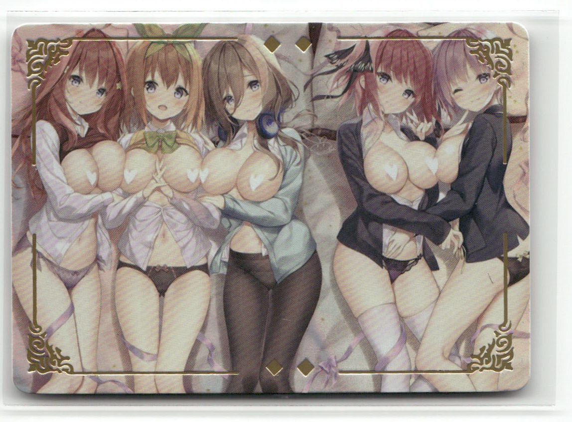 The Quintessential Quintuplets Holographic Double Sided Custom Goddess Story