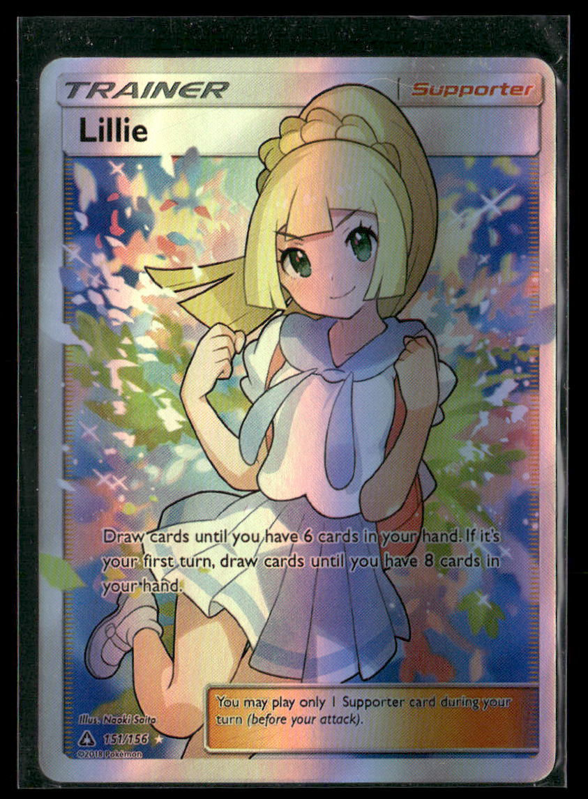 LILLIE Pokemon Trainer PROXY Anime Collectible Card
