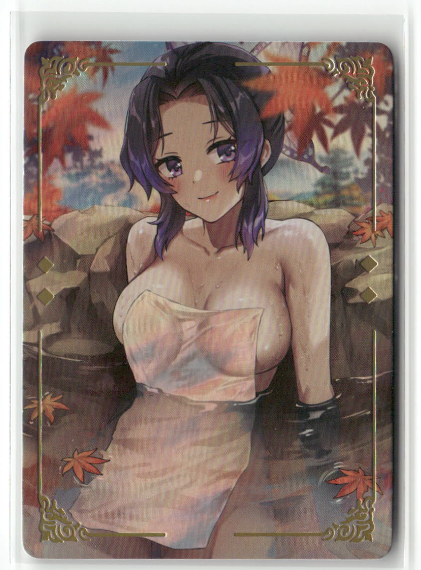 KOCHOU SHINOBU Holographic Double Sided Custom Goddess Story Collectible card