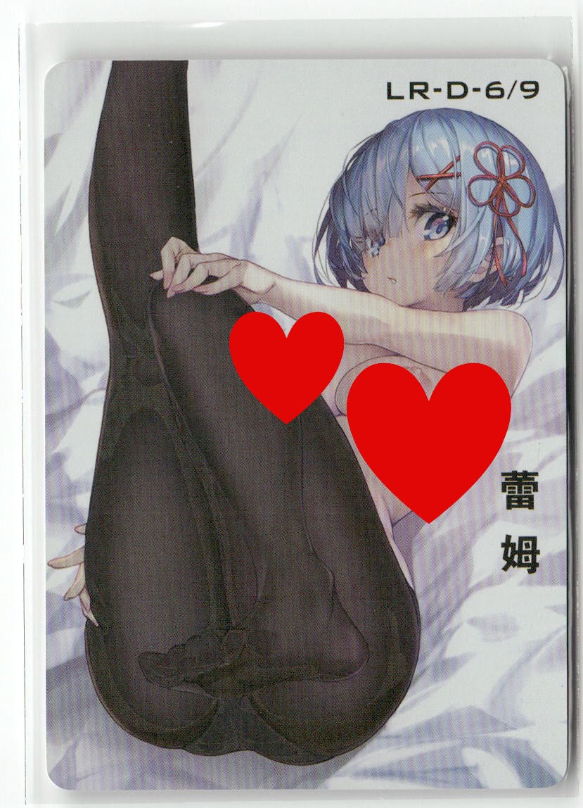 REM RE:ZERO Custom Art Anime Collectible Card
