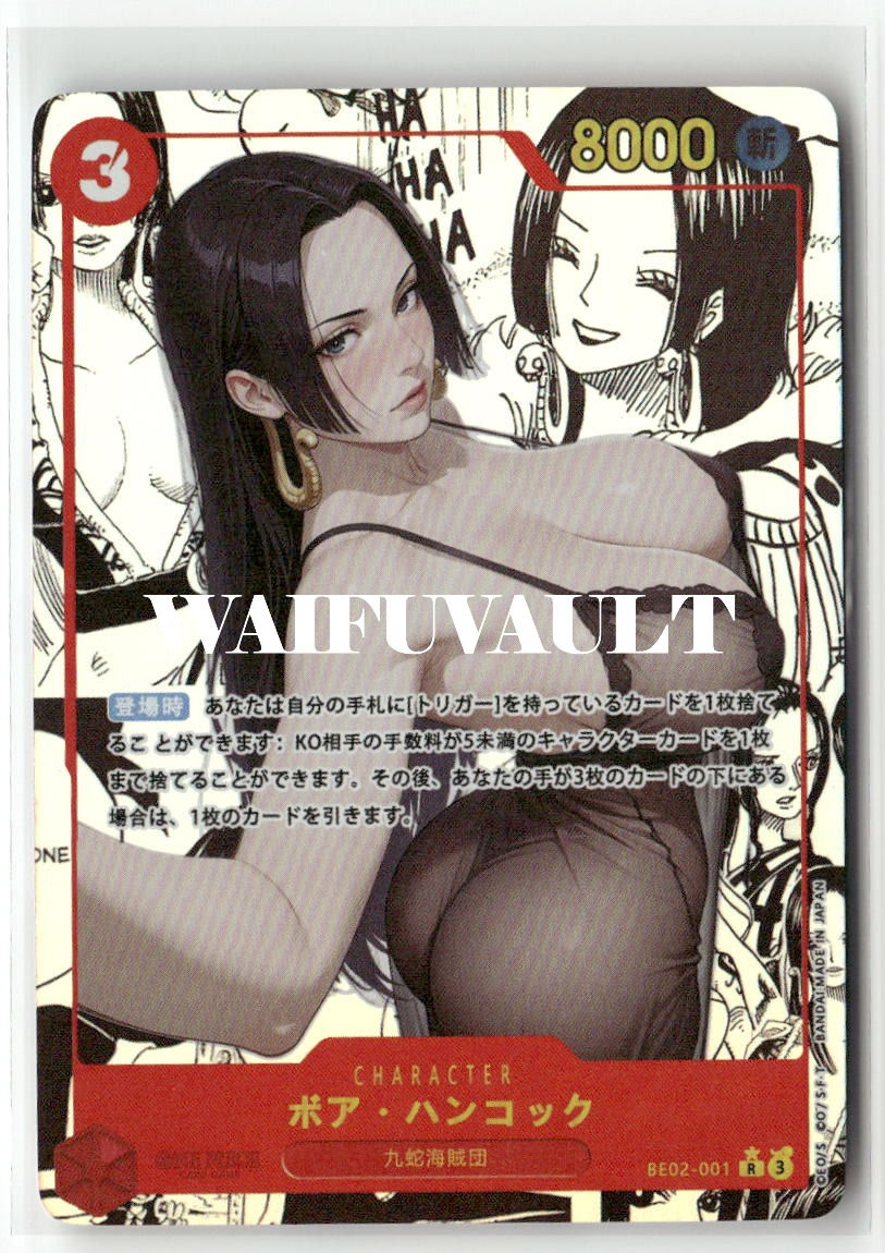 BOA HANCOCK ONE PIECE Holographic Custom Art Goddess Story Anime