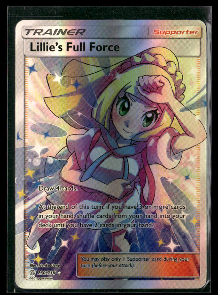 LILLIES FULL FORCE Pokemon Trainer PROXY Anime Collectible Card
