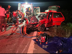 Acidente na GO-147 entre Bela Vista de Goiás e Piracanjuba deixa quatro feridos