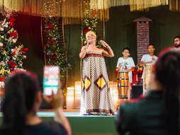 Artistas locais encantam público em noite especial da programação de Natal de Senador Canedo