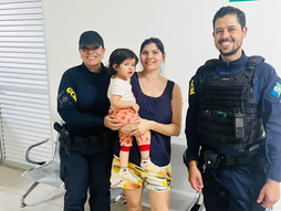 Guarda Municipal salva vida de criança engasgada em Senador Canedo