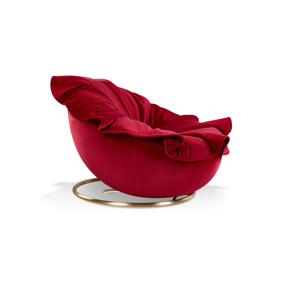 AW2547C Petalo – Italian Design ARM CHAIR – studio shot – SOISU Italian furniture collection