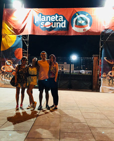 Paula, María, Javi y Helena