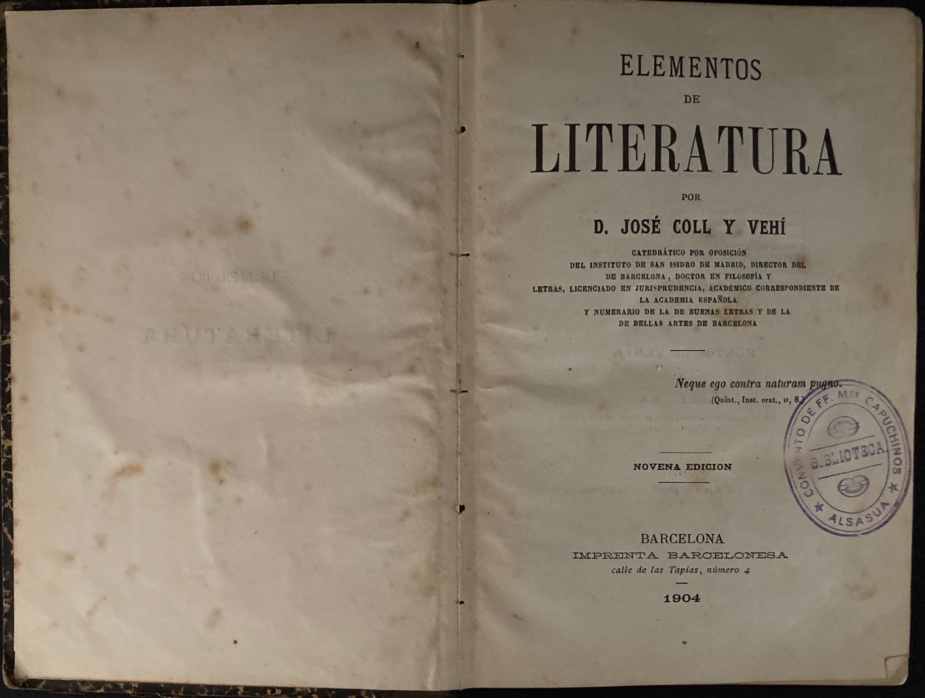 ELEMENTOS DE LA LITERATURA