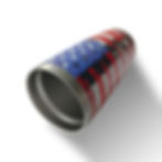Thumbnail: Tumbler 20oz Stainless Steel, Vacuum Insulated w/MagSlider Lid, USA Flag Theme,