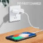 Thumbnail: 20W USB C Power Adapter Compatible with Apple iPhone 15/Plus/Pro/Pro Max, iPad,