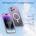 Thumbnail: iPhone 15 Plus (6.7") 3-in-1 MagSafe clear case with premium quality, 360° prote