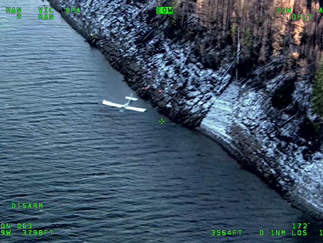 Small plane crashes into Hungry Horse Reservoir