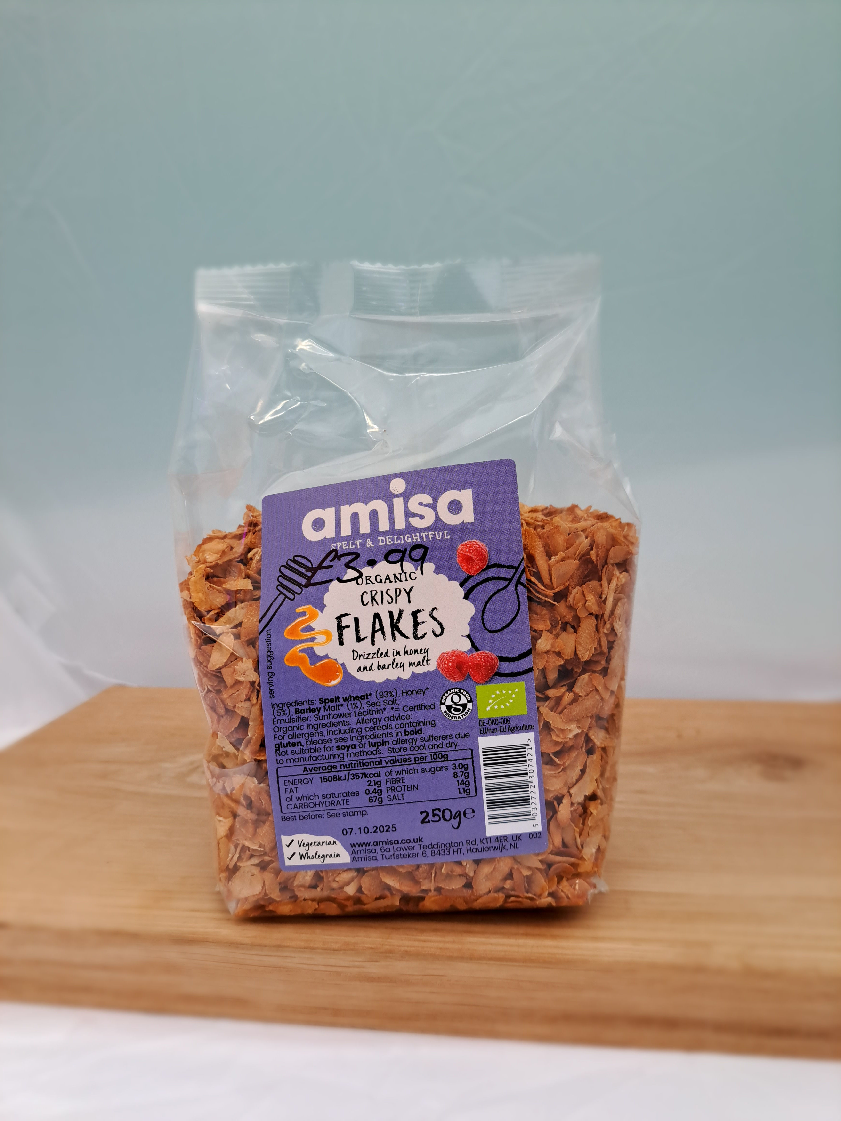 Biona Organic Crispy Flakes with Honey