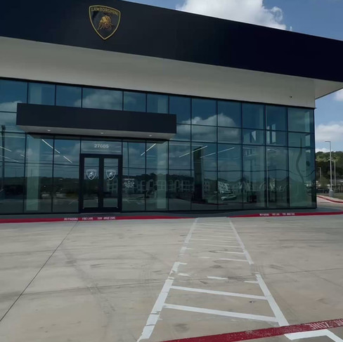 Lamborghini San Antonio simulator install at dealership instagram reel