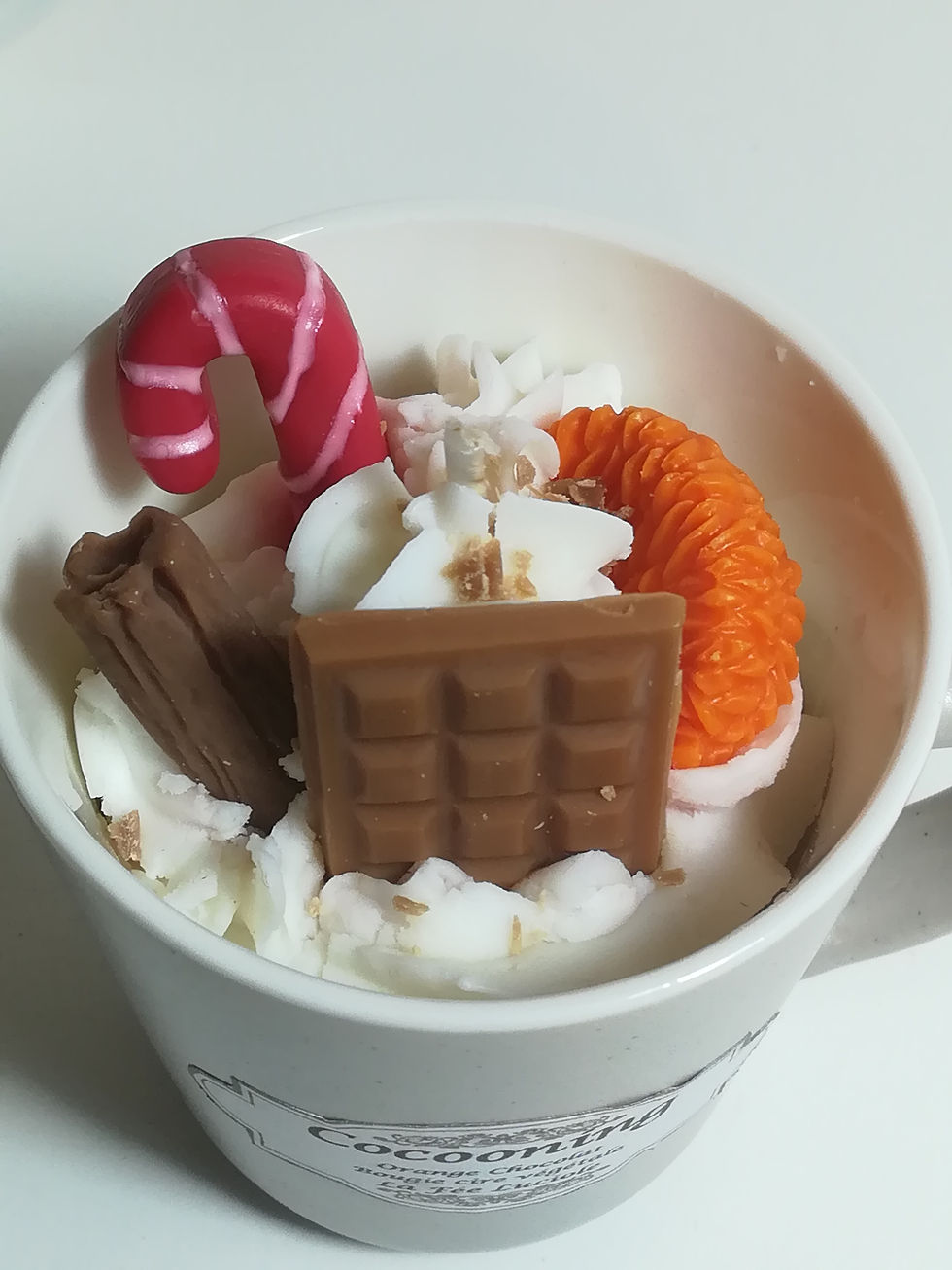 Miniature : Bougie Tasse Gourmande Orange-Chocolat