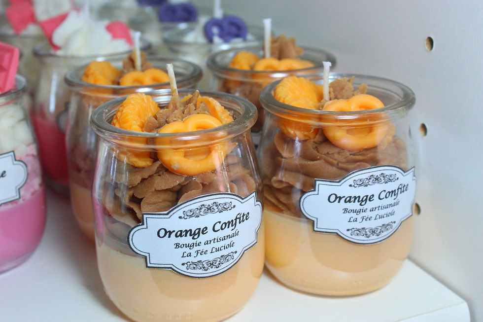 Miniature : Bougie Gourmande Orange Confite