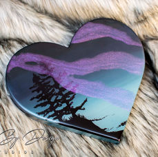 Northern lights forrest resin heart_02.jpg