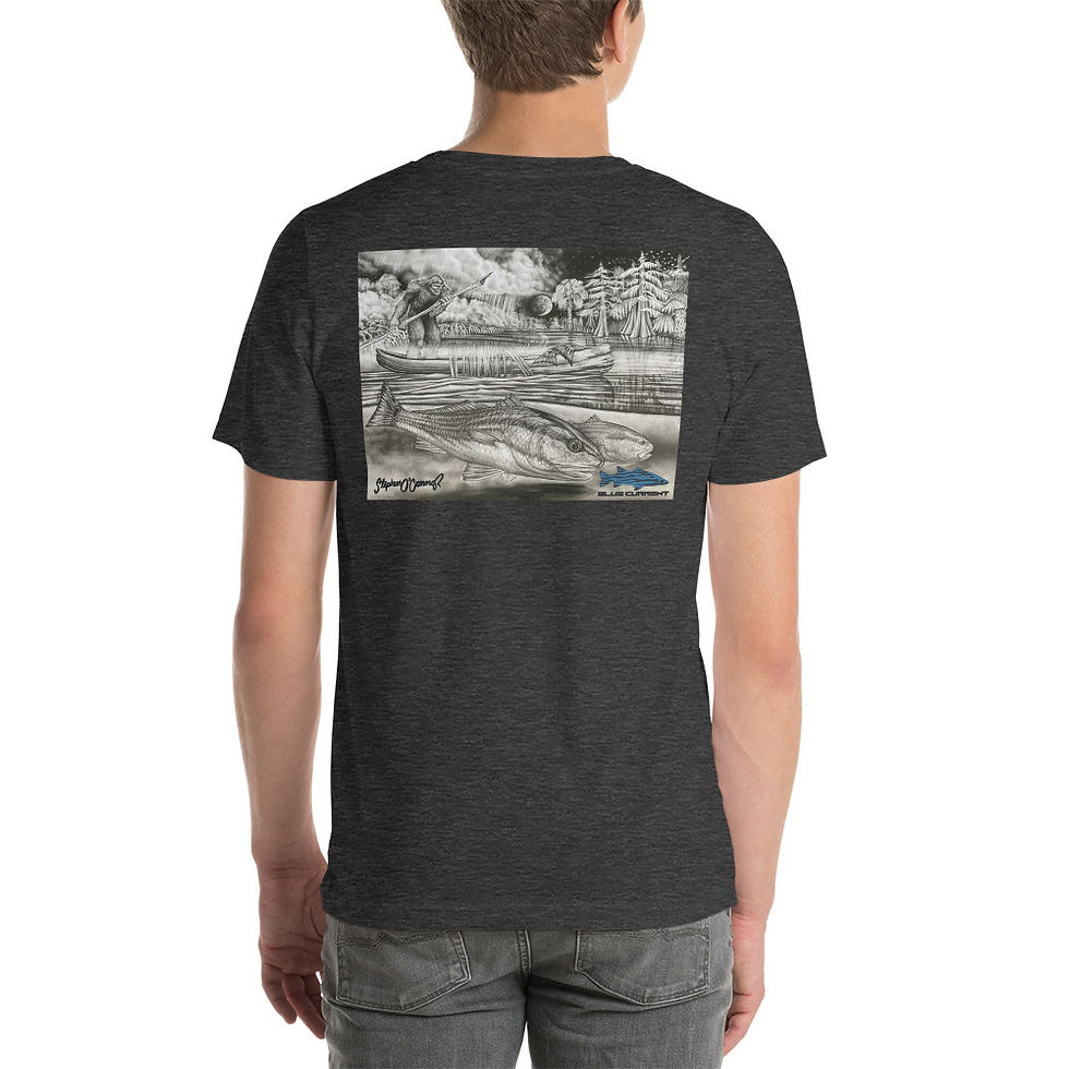 Thumbnail: Squatch Red Fish t-shirt