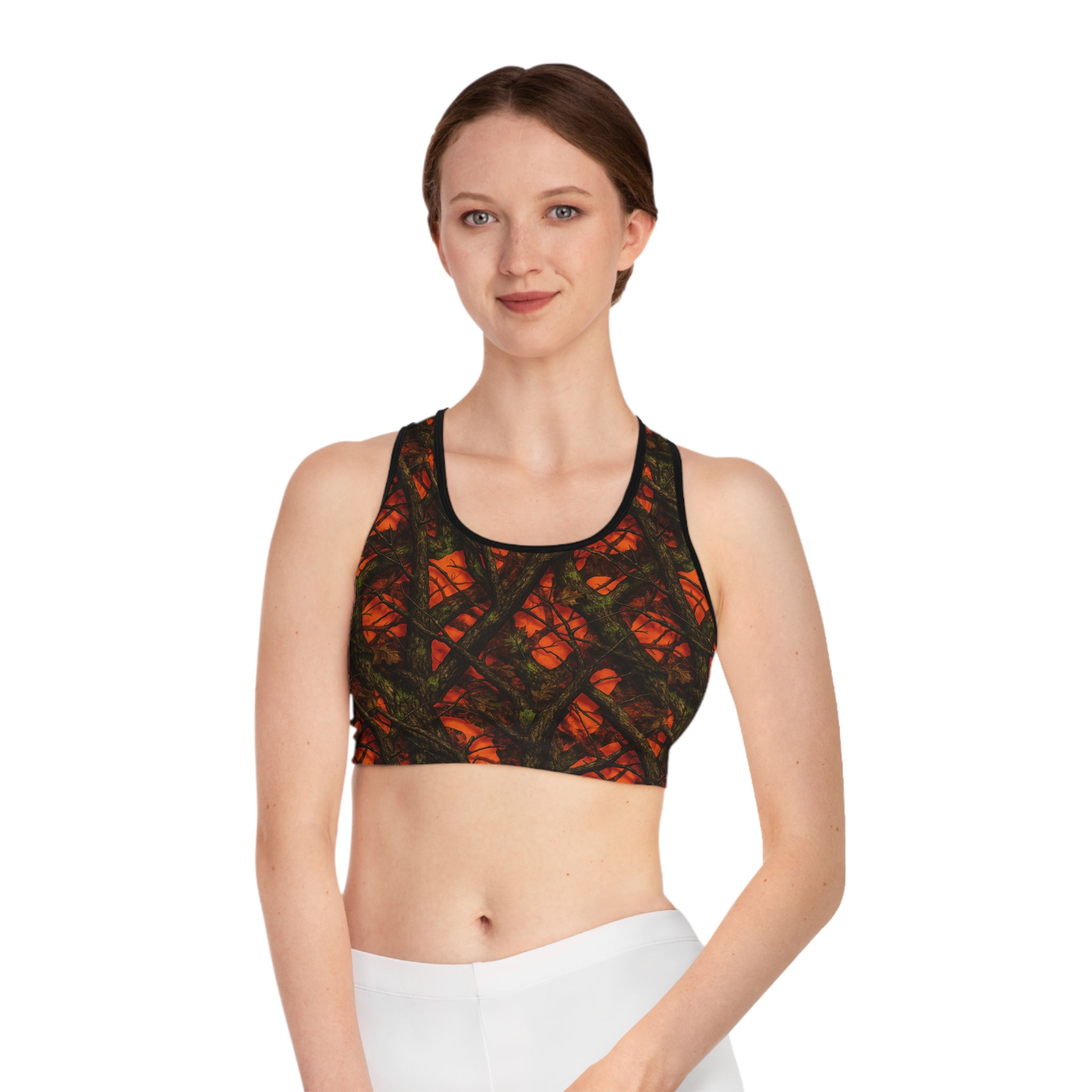 Sports Bra (Autumn Forest)