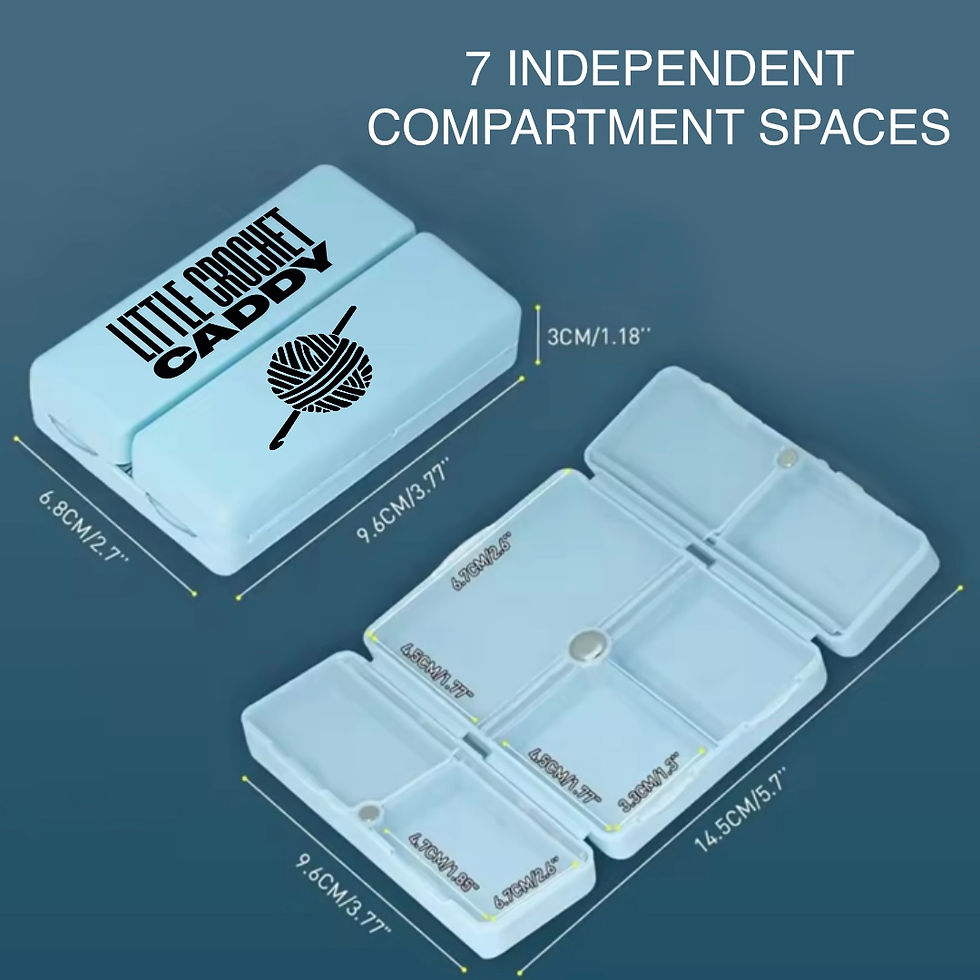 Thumbnail: Little Crochet and Little Knitting Caddy - Compact Notions Organizer