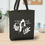 Thumbnail: Messy Bun and Coffee Canvas Tote Bag