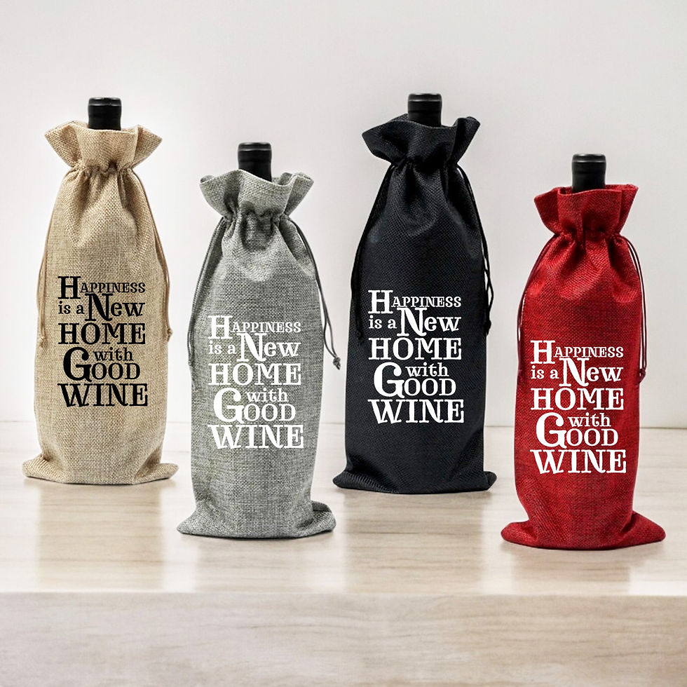 Thumbnail: Happiness Is A New Home With Good Wine